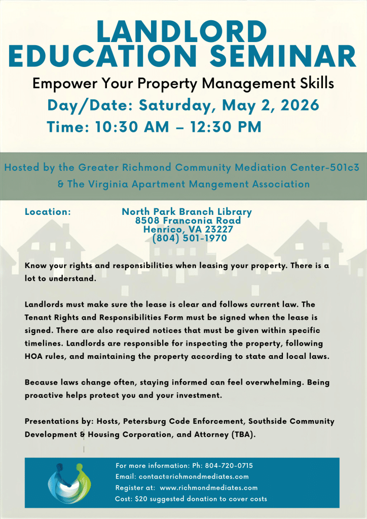 Landlord Seminar Flyer